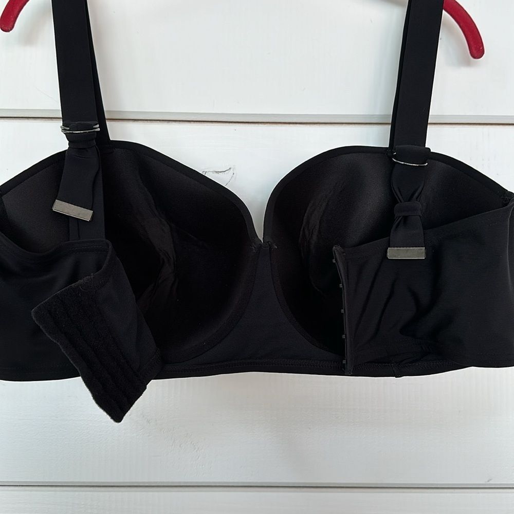 Swimsuits For All Underwire Balconette Bikini Top NEW Black Size 20 E/F - Picture 12 of 13